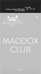 Mobile Screenshot of maddoxclub.com